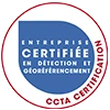 Logo certifications : CCTA DETEC GEOREF