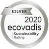 Logo certifications : Ecovadis silver 2020