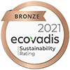 Logo certifications : Ecovadis bronze 2021